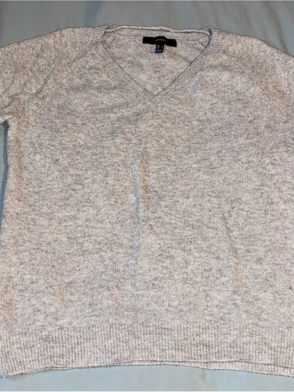Vero Moda Light Gray Melange Knit Pullover Sweater women’s size Small